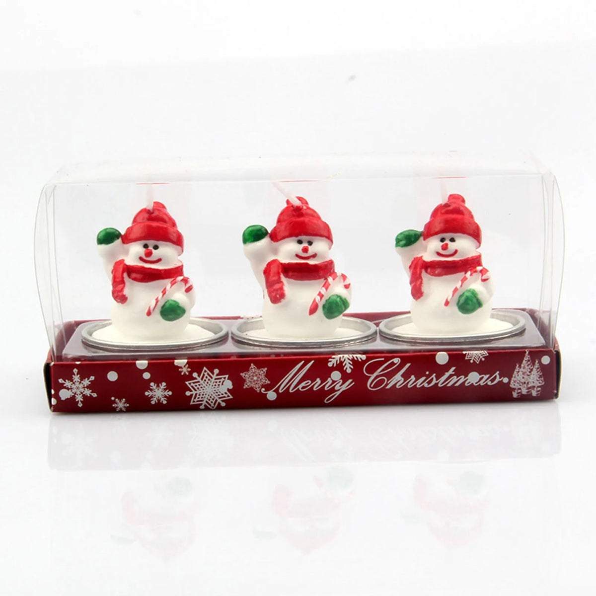 Christmas Tree Scented Candle Handmade Santa Claus Cute Soy Wax Candles Snowman Wedding Candles Home Decoration Party Xmas Gifts