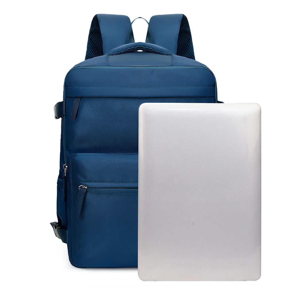 Backpack for Men and Women, Simple Business Trip Luggage Bag, Boarding Travel Bag, Large Capacity Backpack
