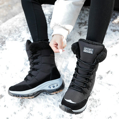 Plush-Lined High-Top Snow Boots – Women's & Teen Girls' Winter Boots