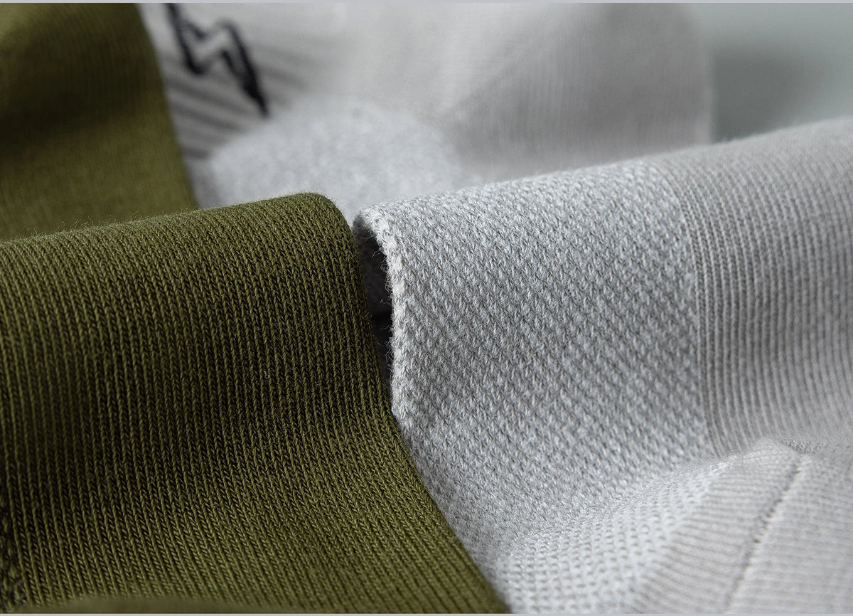 Men's Quarter Socks – 5 Pairs, Cotton-Blend Athletic Socks