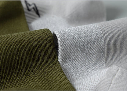 Men's Quarter Socks – 5 Pairs, Cotton-Blend Athletic Socks
