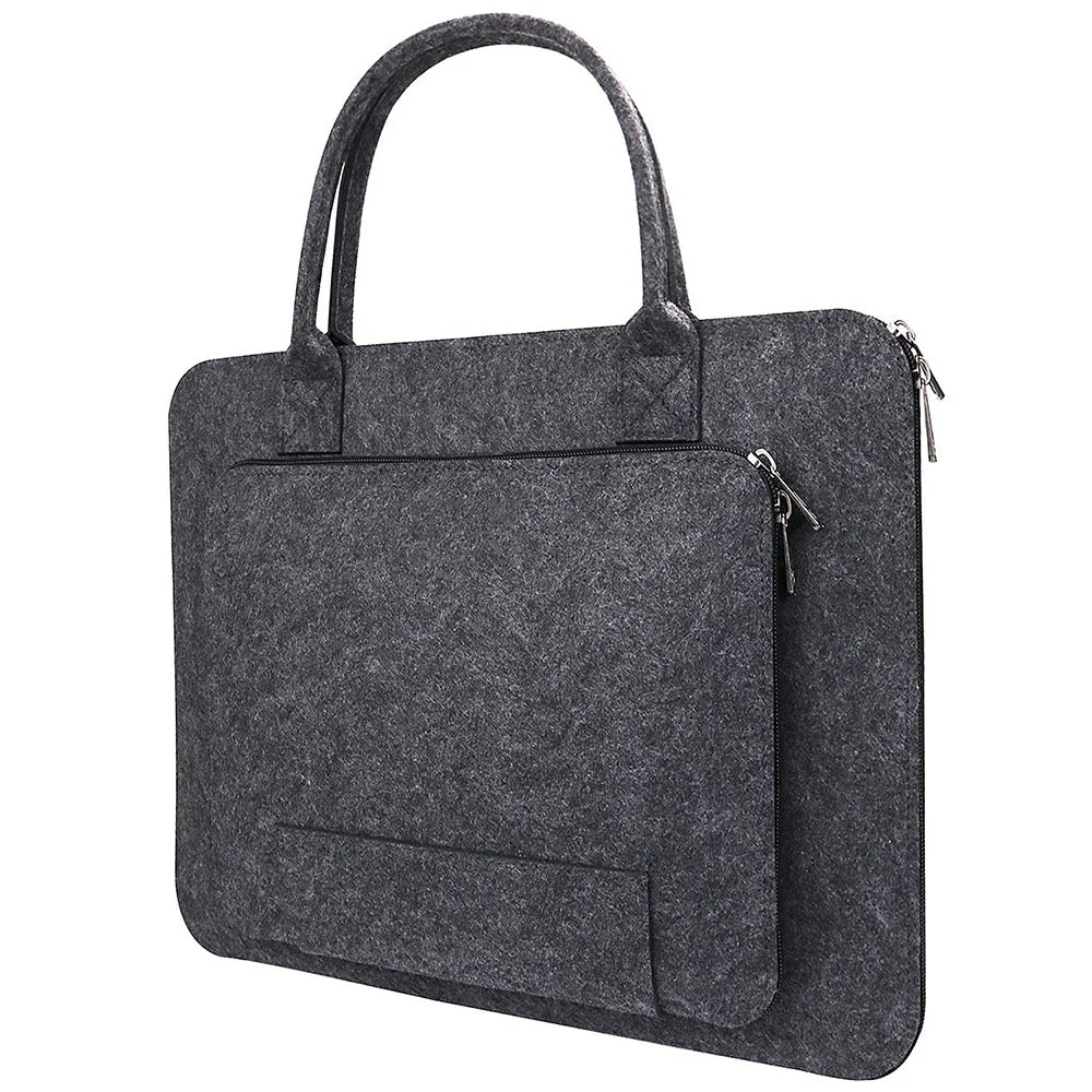 Felt Laptop Sleeve 11"-17" - Soft Notebook Case with Handle for Asus & Lenovo