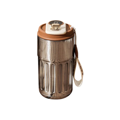 Smart Thermos Mug with Temperature Display – Stainless Steel