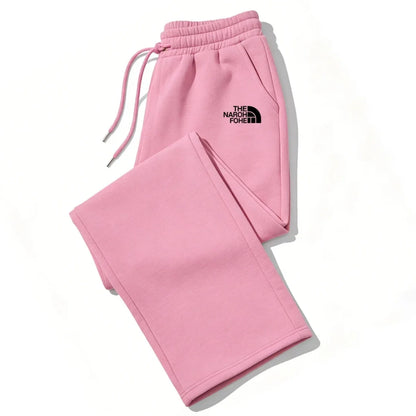 SONDR Damen-Fleece-Jogginghose mit geradem Bein
