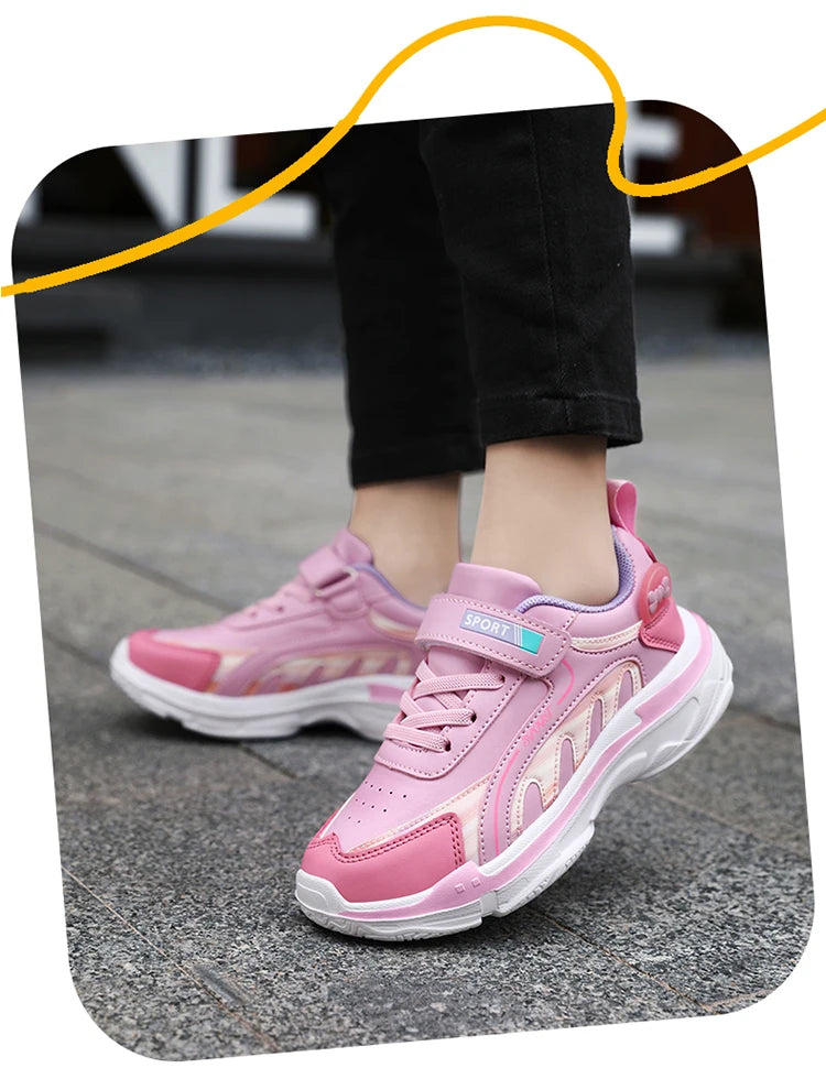 Girls' PU Sneakers