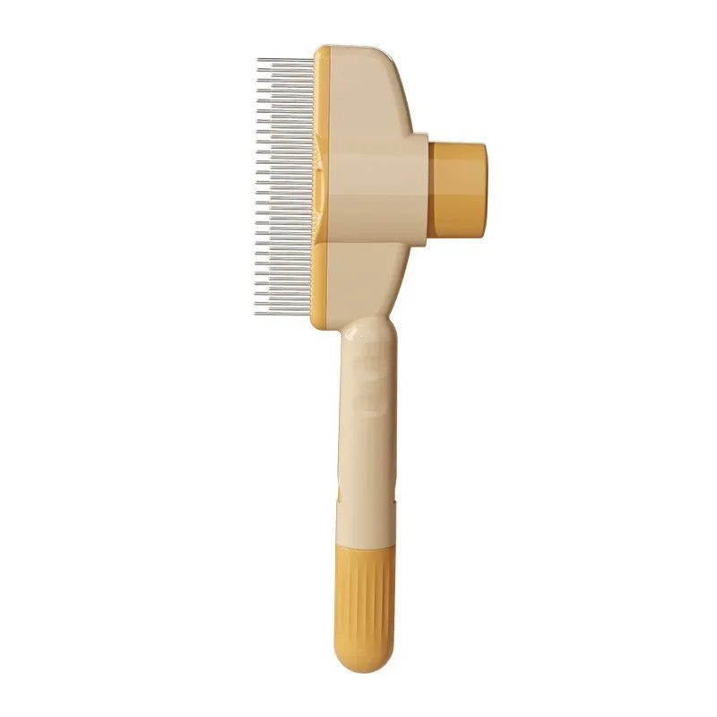 Self-Cleaning Pet Grooming Comb – Push-Button Hair Remover Brush for Dogs & Cats