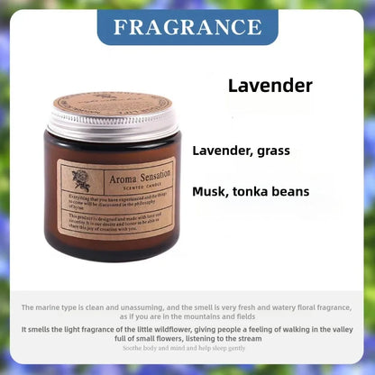 Luxuriöse, handgegossene Sojawachs-Kerze | 11 charakteristische Düfte | Rauchfreie Aromatherapie | Geschenk für Hochzeit, Party & Heimdekoration