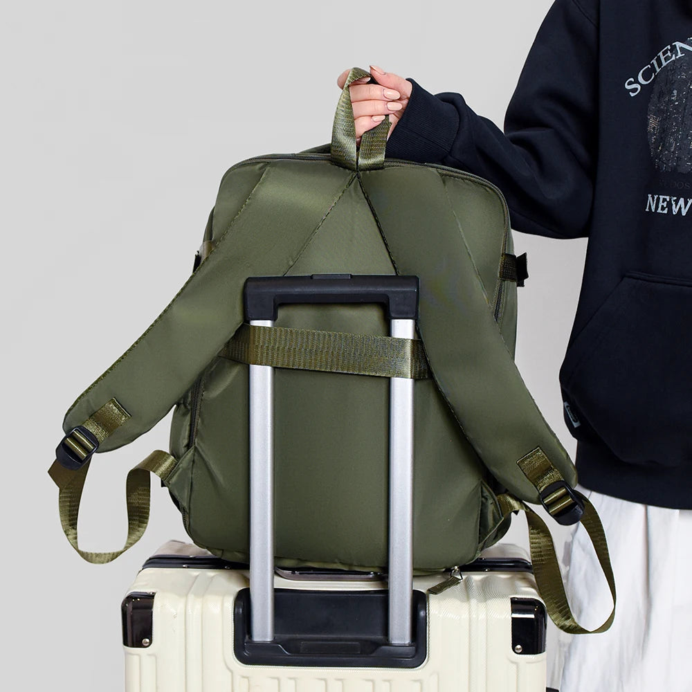 Backpack for Men and Women, Simple Business Trip Luggage Bag, Boarding Travel Bag, Large Capacity Backpack