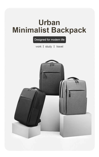 Zaino da viaggio per laptop da 17,3" - Borsa impermeabile da uomo a grande capacità con molte tasche