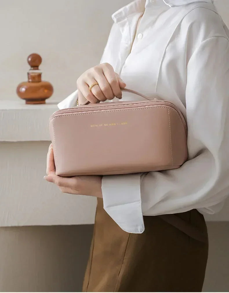 Makeup Organizer Bag – Luxury Toiletry Kit & Cosmetic Travel Case for Women