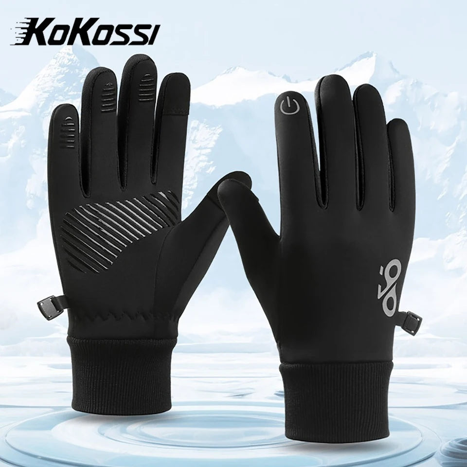 Kids' Thermal Touchscreen Sports Gloves – Anti-Slip (Ages 6–16)