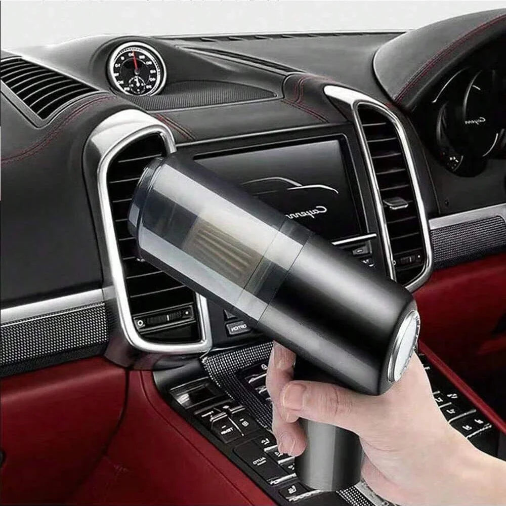 Cordless Handheld Vacuum – Rechargeable Mini Car & Home Vacuum with Washable HEPA Filter