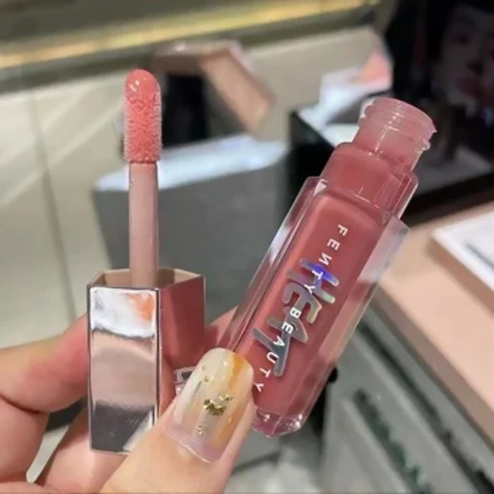 New Fashion Fenty Beauty Lip Gloss Multicolor Moisten Shine Glitter Lip Plumper Makeup Beginner Liquid Lipstick Makeup Cosmetics
