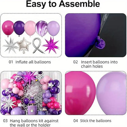 Balloon Garland Arch Kit – 113-Piece Party Balloon Set