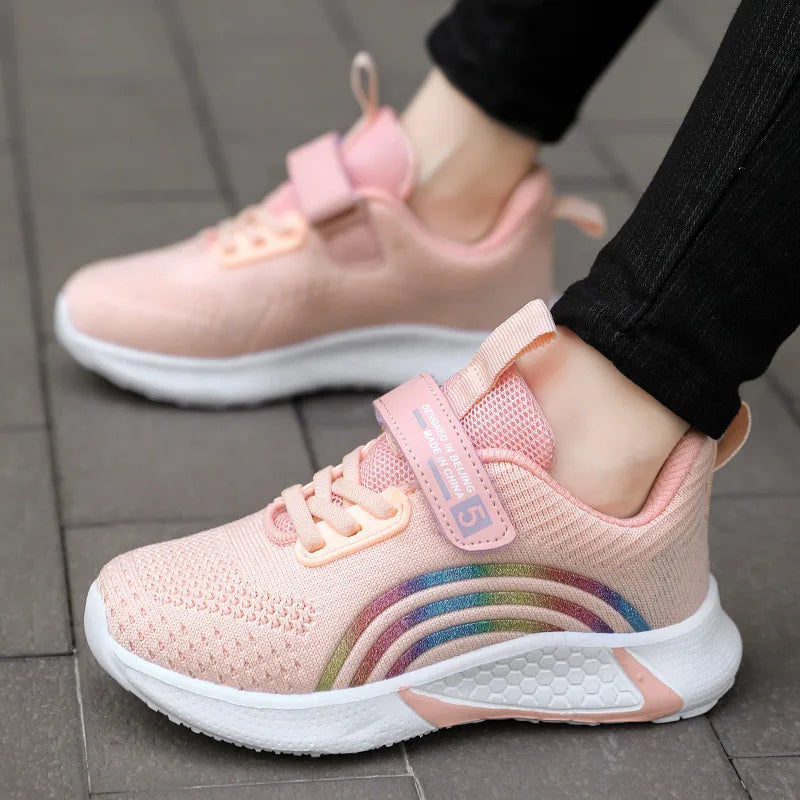 Girls' Mesh Running Sneakers