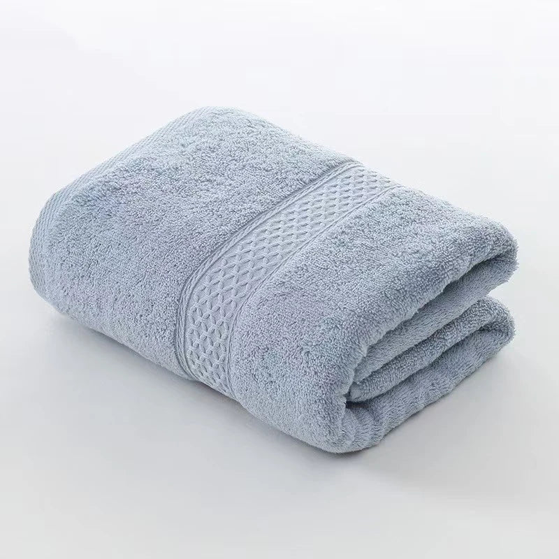 Blue Hand Towel – Soft Terry, 35 × 75 cm