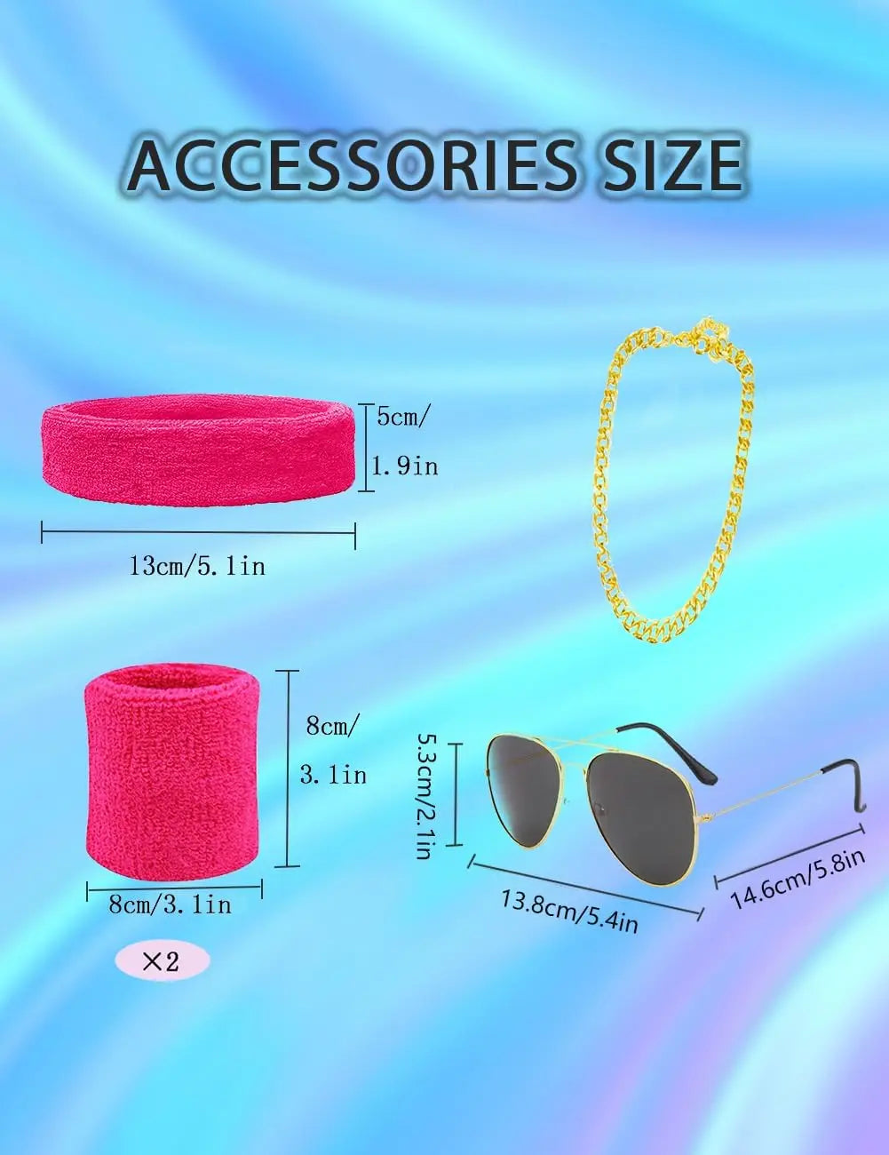 80s & 90s Retro Tracksuit Costume Set