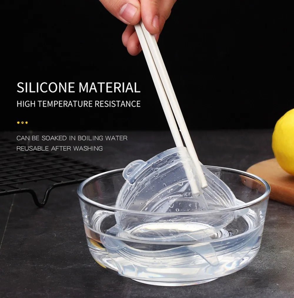 Silicone Stretch Lids – 6-Piece Reusable Food & Bowl Covers