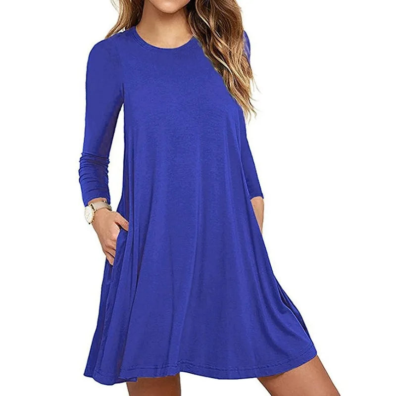 Women's Embroidered A-Line Mini Dress