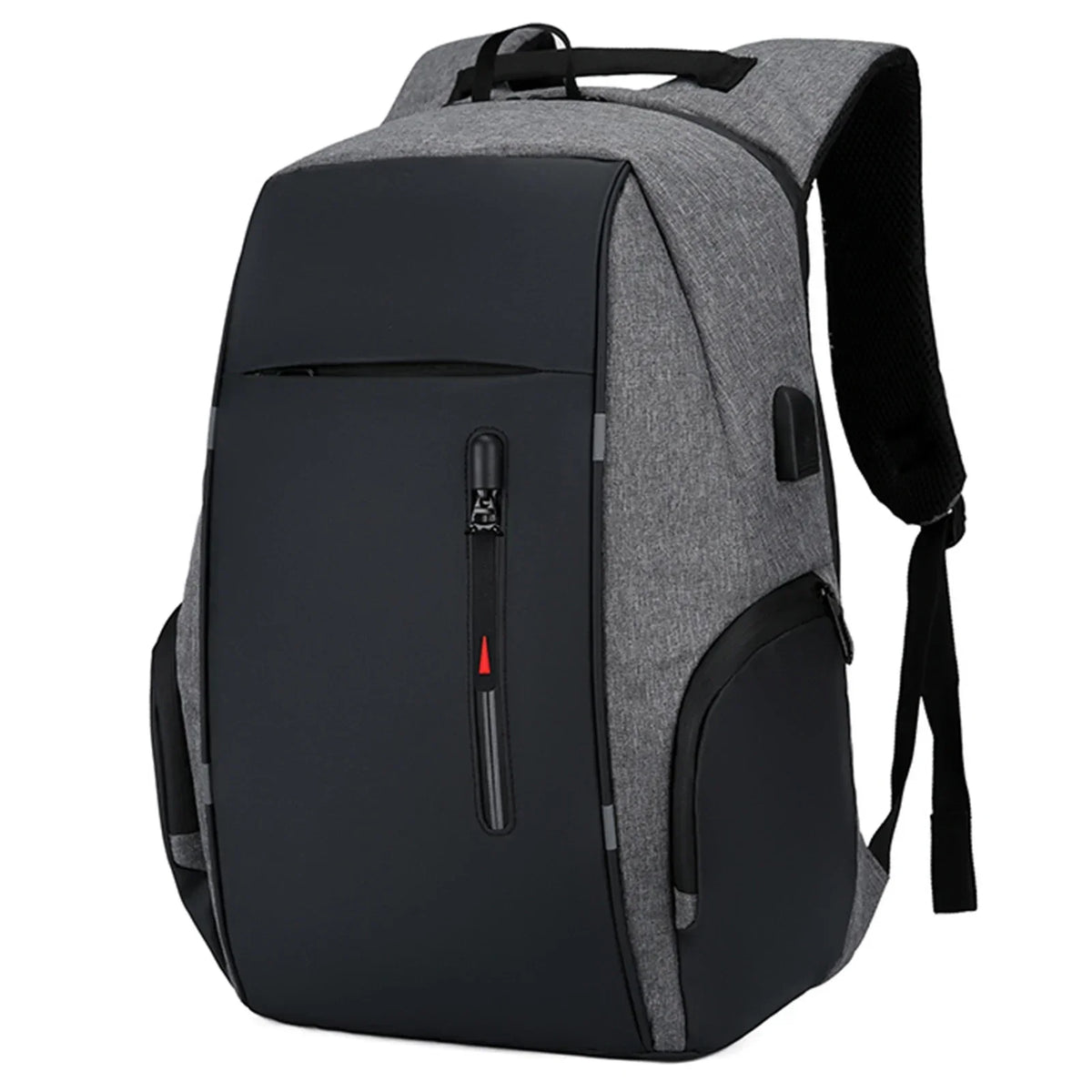 17" Laptop Backpack with USB Charging Port - Waterproof Travel Bag for Men & Women