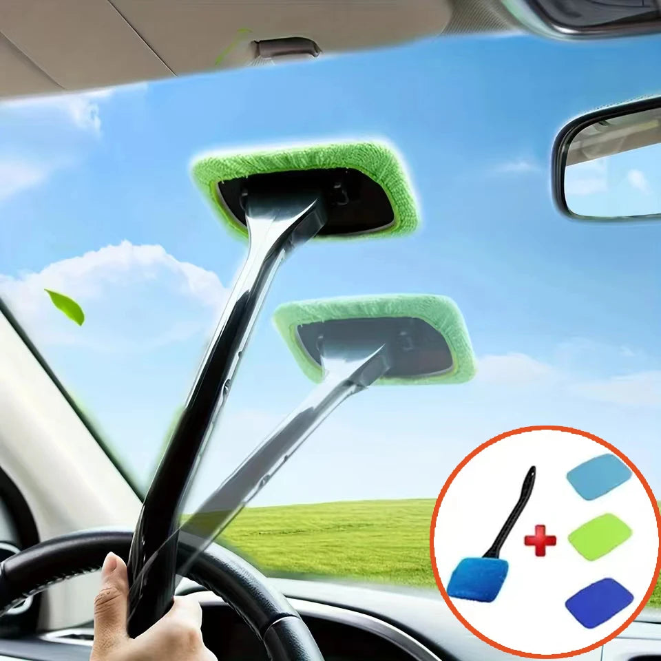Long-Handle Car Windshield Cleaning Brush
