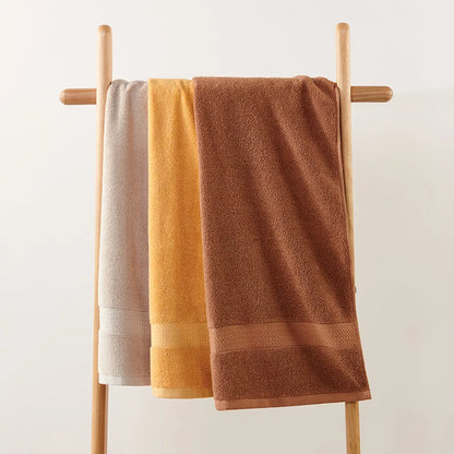 Toallas de rizo de algodón – 50 × 100 cm, unidad o paquete de 2, 10 colores