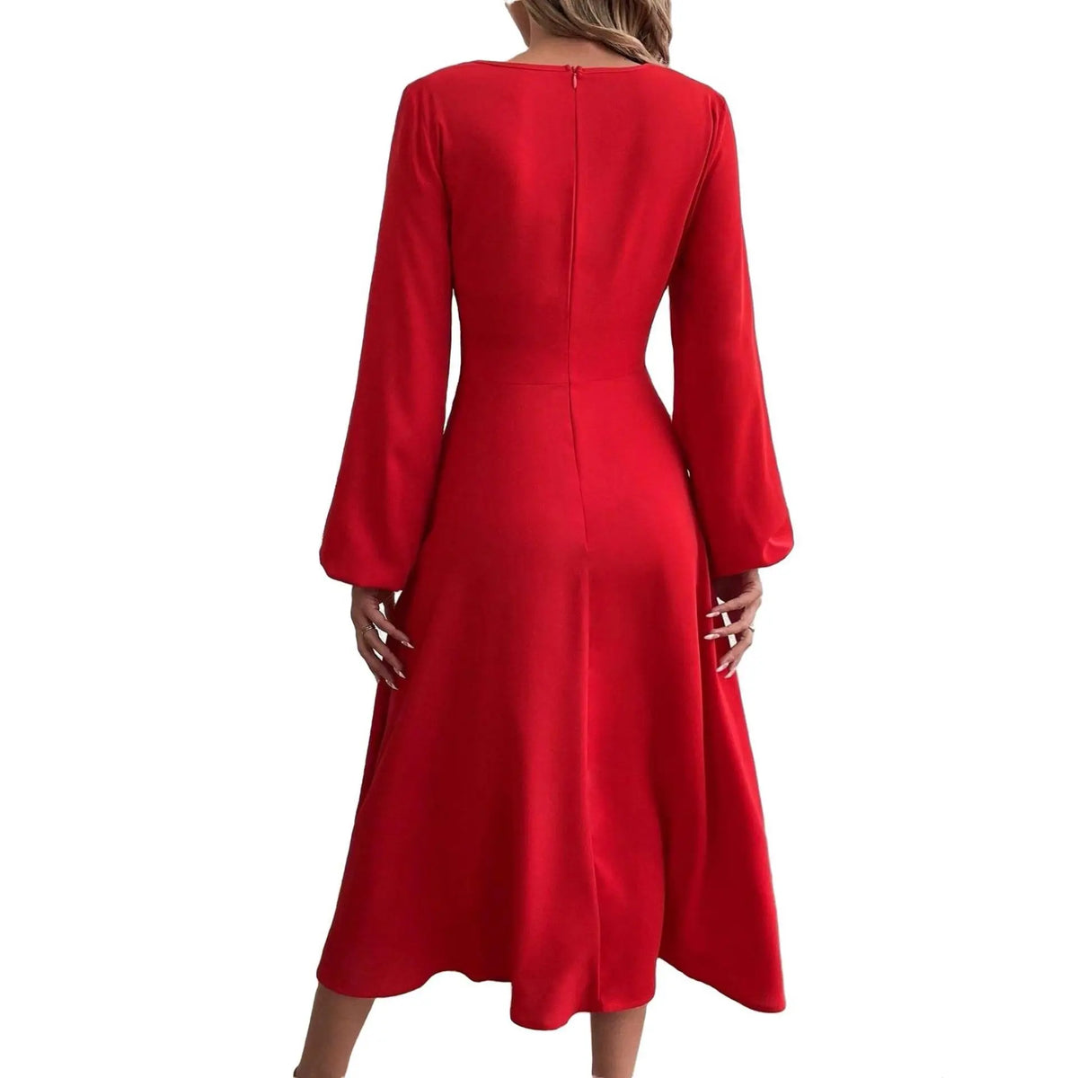 Women's V-Neck Long Dress