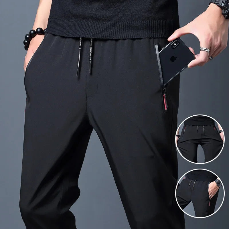 Men's Lightweight Straight-Leg Casual Pants