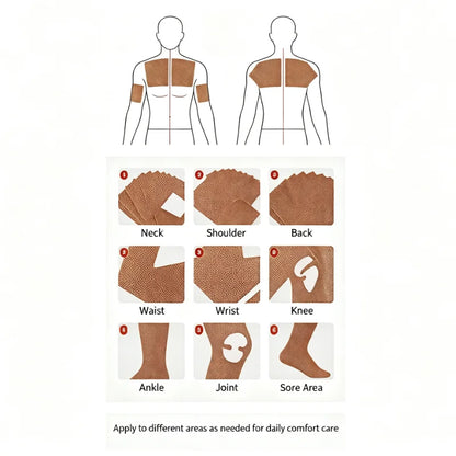 Air-Activated Heat Patches – 50 or 100 Self-Heating Warmers
