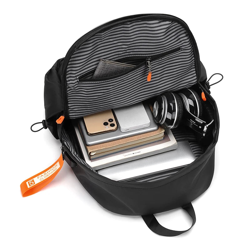 Luxury Men's 15.6" Laptop Backpack - Waterproof High-Capacity Travel & School Bag