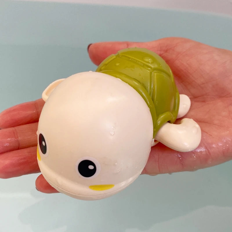 Wind-Up Bath Toys – Swimming Turtle, Duck & Whale for Kids