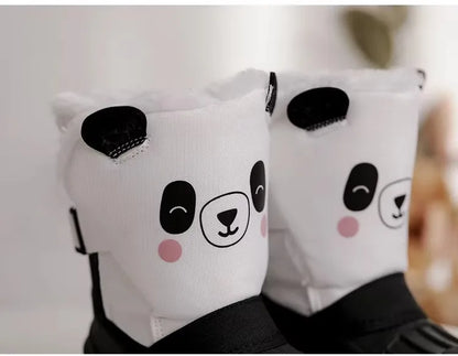 Toddler Animal Snow Boots – Plush-Lined Non-Slip Winter Boots