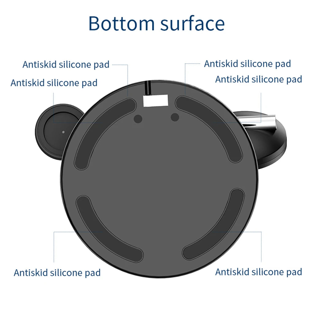 3-in-1 Magnetic Wireless Charger for Phone, Watch & Earbuds
