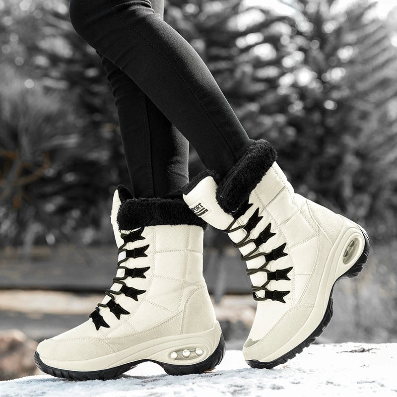 Plush-Lined High-Top Snow Boots – Women's & Teen Girls' Winter Boots
