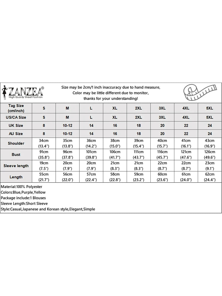 Women Blouse ZANZEA Elegant Office Lady Summer Short Puff Sleeve Bow Fashion Shirts 2025 Casual Solid Color Tops Tunic Blusas
