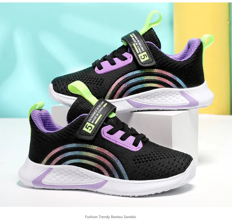 Girls' Mesh Running Sneakers