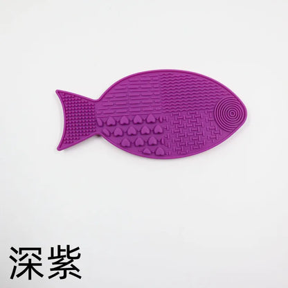Lick Mat for Cats & Small Dogs – Suction-Cup Slow Feeder