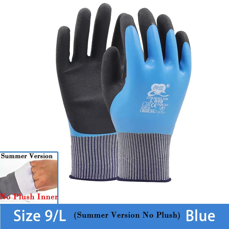Insulated Work Gloves – Latex Grip Thermal Gloves