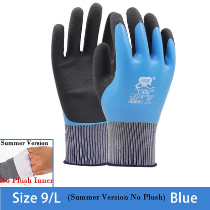 Guanti da lavoro isolanti – Guanti termici con rivestimento in lattice antiscivolo