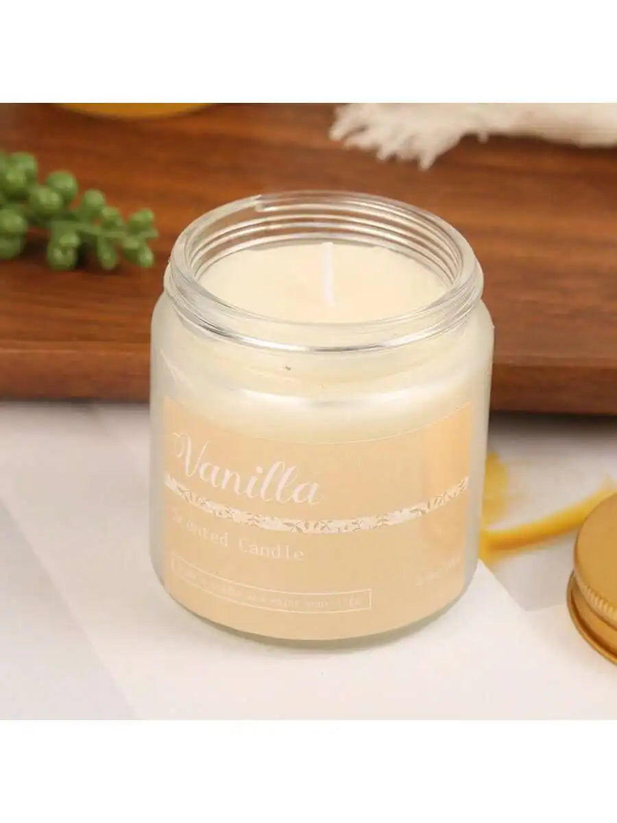 1PC Scented Candles Canned Candles,Long-Lasting Fragrance, With Essential Oil Fragrance,Suitable For Bedroom Bathroom
