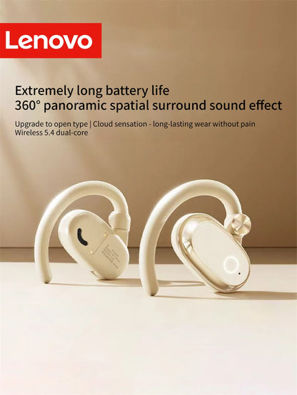 Lenovo EA366 kabellose Open-Ear-Ohrhörer – Bluetooth-Kopfhörer mit Ohrbügel und Ladeetui