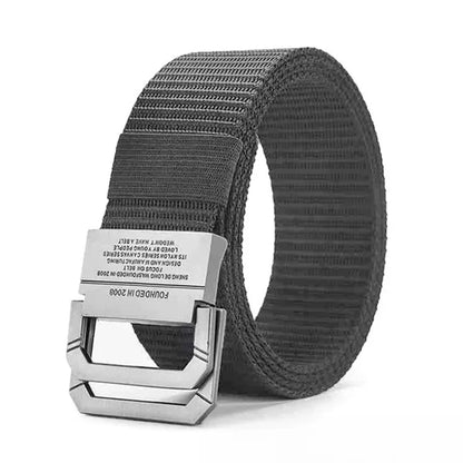 Gurt aus Canvas-Gurtband mit Metalllegierungsschnalle – Lässiger Outdoor-Gürtel für Herren & Damen