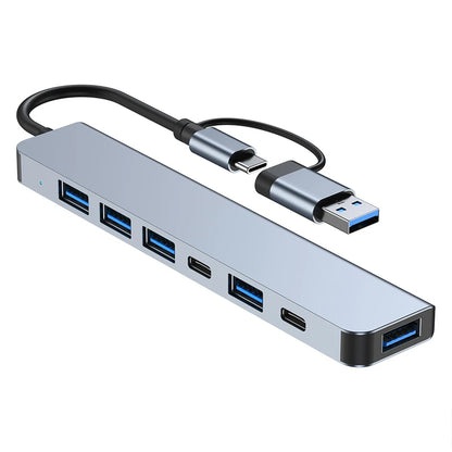 12-in-1 USB-C Hub Docking Station | 4K HDMI, RJ45 Ethernet, PD Charging for MacBook & Laptops