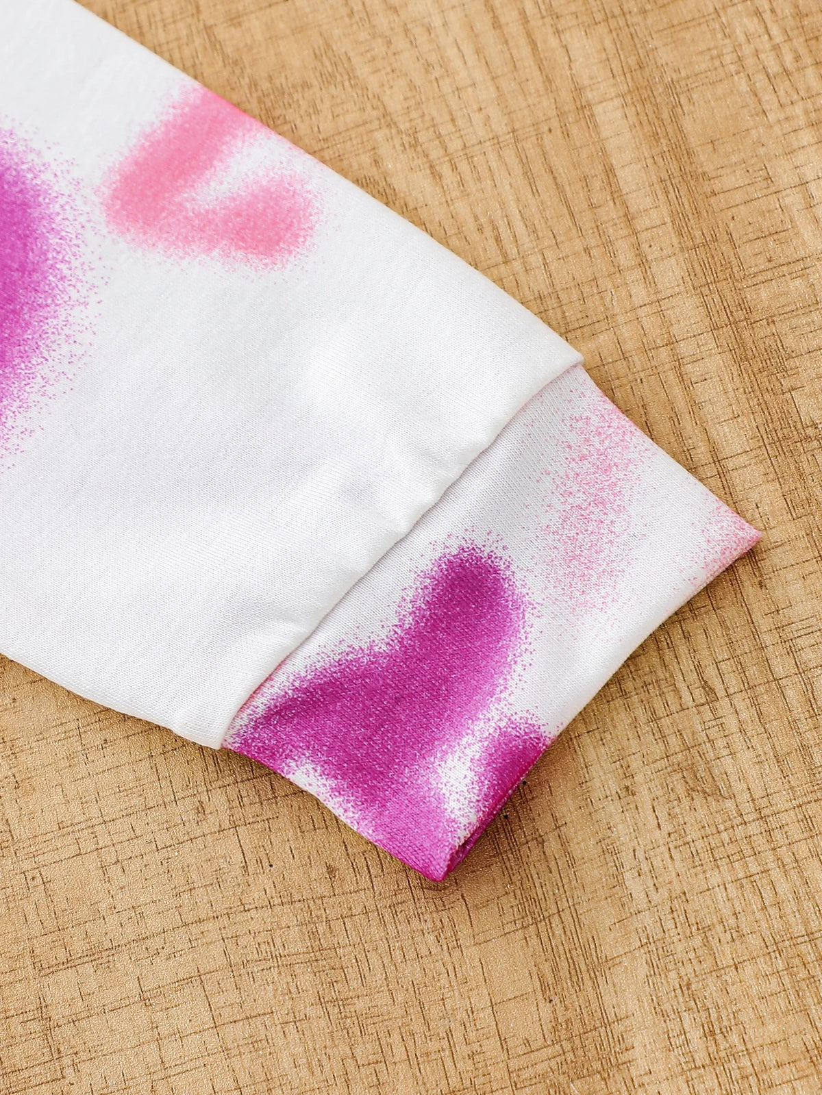 Girls' Tie-Dye Two-Piece Set - "Mama Is My Bestie" Long Sleeve Top & Pants, 2-7Y