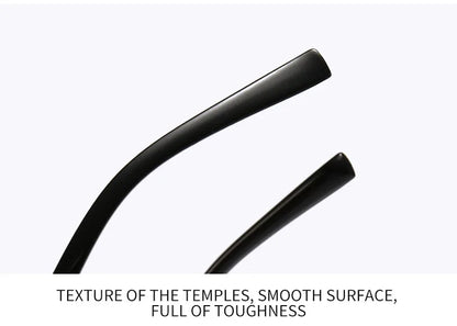 Rimless Rectangle Sunglasses | Trendy Small Square Summer Shades