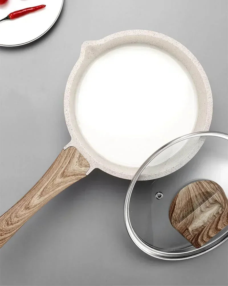 White Nonstick Aluminum Pots & Cookware Sets