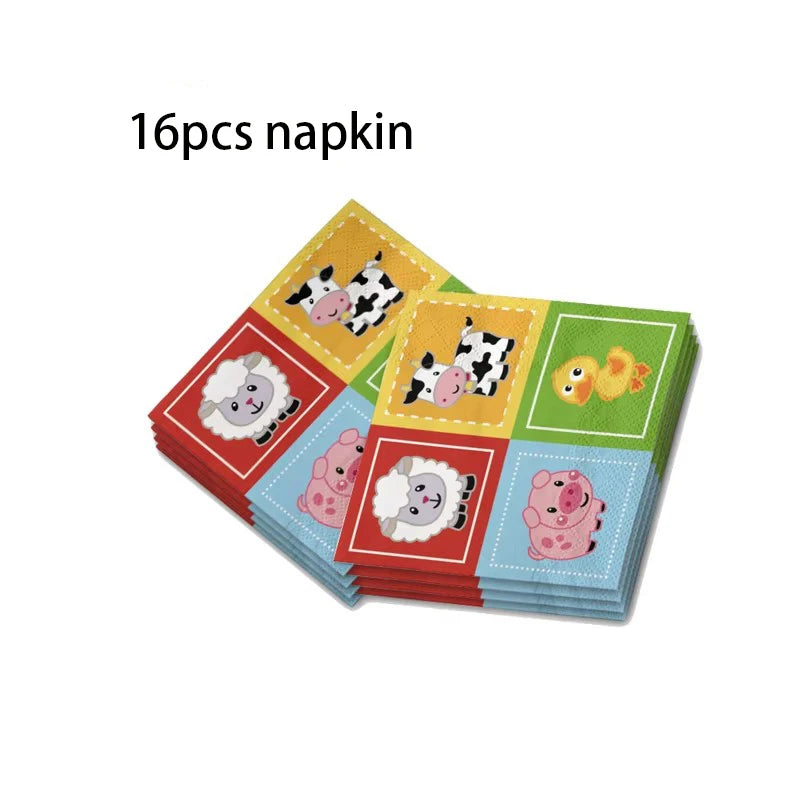 Farm-Themed Kids' Party Decorations & Tableware