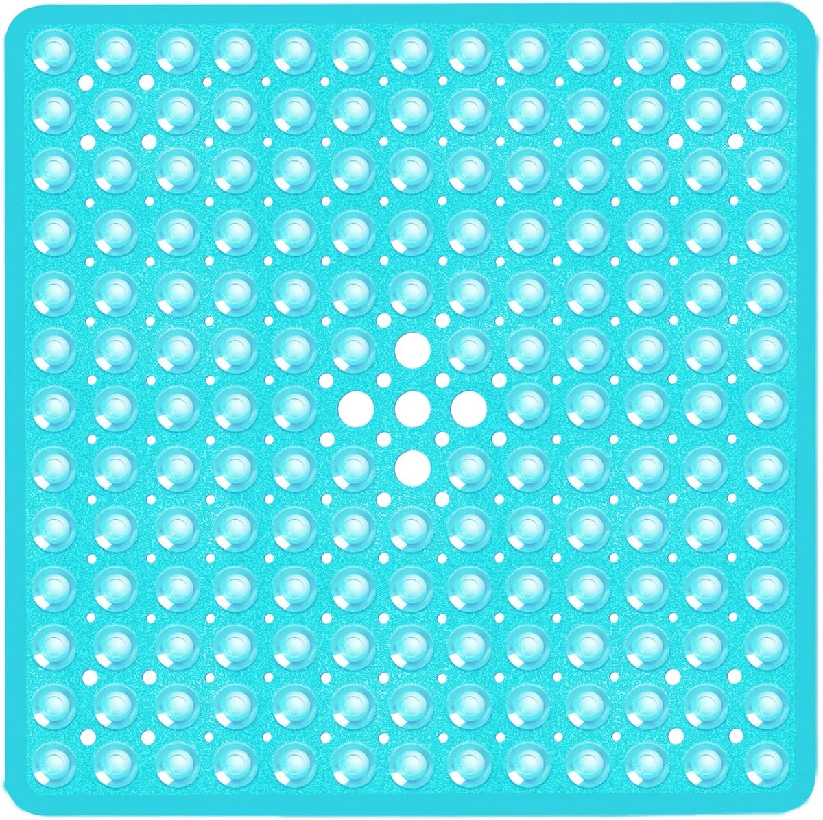 Non-Slip Shower Mat with Suction Cups, 53 x 53 cm