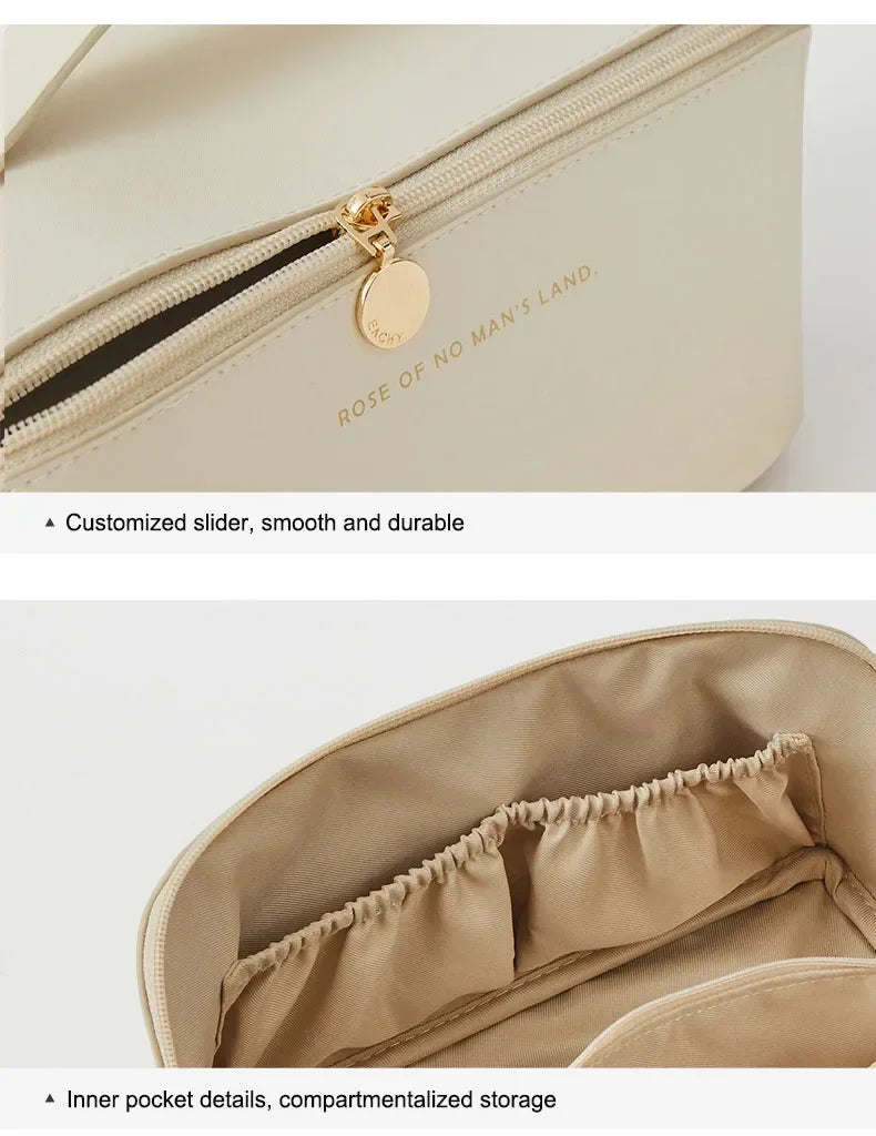 Makeup Organizer Bag – Luxury Toiletry Kit & Cosmetic Travel Case for Women