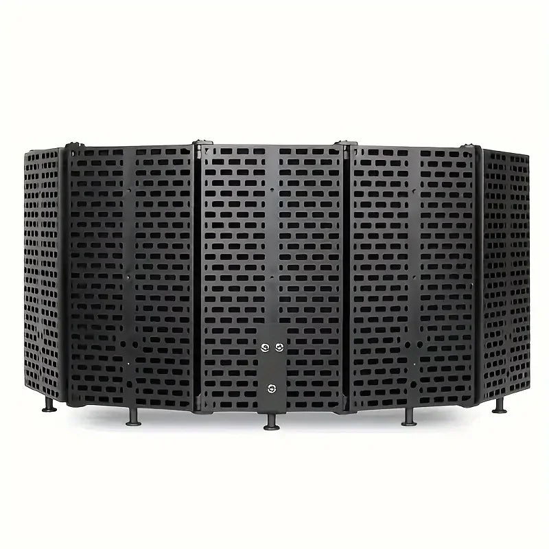 Microphone Isolation Shield – Foldable Sound-Absorbing Vocal Booth